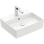 Villeroy & Boch Memento 2.0 Lavabo d'appoggio 50 cm con foro per rubinetto, con troppopieno - vista dettagliata