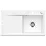 Lavello incasso Villeroy & Boch Subway Style 50, piletta con azionamento a distanza, vasca a destra