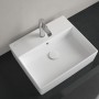 Villeroy & Boch Memento 2.0 Lavabo d'appoggio 50 cm con foro per rubinetto, con troppopieno - vista dettagliata
