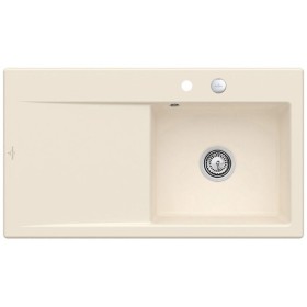 Lavello incasso Villeroy & Boch Subway Style 50 FLAT, piletta con azionamento eccentrico, vasca a destra