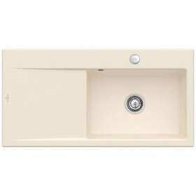 Lavello a filo Villeroy & Boch Subway Style 60 FLAT, scarico con azionamento a distanza, vasca a destra