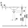 Duravit Architec Einbauwaschtisch 45 cm - Produktansicht