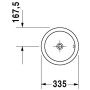 Duravit Architec Bali Einbauwaschtisch 33,5 cm - Detailansicht