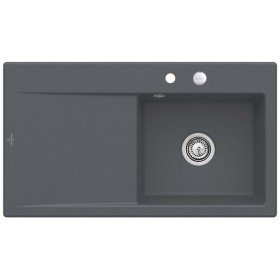Villeroy & Boch Subway Style 50 Einbauspüle, Ablaufgarnitur mit Excenterbetätigung, Becken rechts