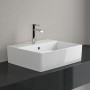 Villeroy & Boch Memento 2.0 Aufsatzwaschtisch 50 cm mit Hahnloch, mit Überlauf - technische Ansicht