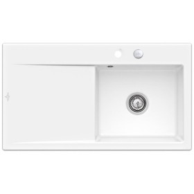 Villeroy & Boch Subway Style 50 Einbauspüle, Ablaufgarnitur mit Excenterbetätigung, Becken rechts