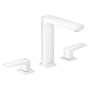 Robinet de lavabo hansgrohe Metropol 3 trous 160 avec poignées levier et bonde Push-Open