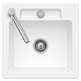 Lavello incasso Villeroy & Boch Siluet 50 S, scarico con azionamento manuale, reversibile