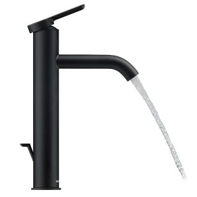 Miscelatore monocomando per lavabo Duravit C.1 L con scarico a tirante