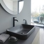 Miscelatore monocomando per lavabo Duravit C.1 L con scarico a tirante - vista dettagliata