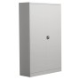 Wolfstahl Büro Stahlschrank - Aktenschrank Lichtgrau abschliessbar 120x42x195cm, aufgebaut - Detailansicht