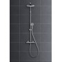hansgrohe Vernis Blend Duschsystem 200 1 jet mit Brausethermostat - technische Ansicht