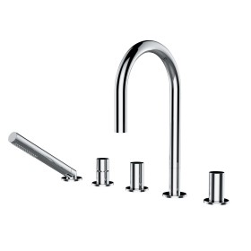 Combinaison de remplissage de baignoire 5 trous LAUFEN Kartell