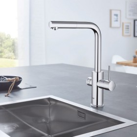 hansgrohe Kit de démarrage GROHE Blue Home avec bec en L et bec extractible