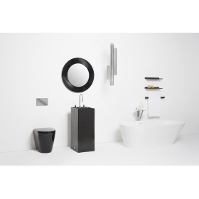 Miscelatore per lavabo a tre fori con doppia maniglia LAUFEN Kartell con scarico