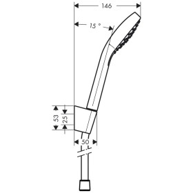 hansgrohe Croma Select S 1jet Porter Set 160 cm
