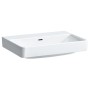 Lavabo à poser LAUFEN PRO S 65 cm sans trou de robinet, avec trop-plein