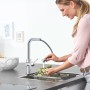 hansgrohe Kit de démarrage GROHE Blue Home avec bec en L et bec extractible - vue technique