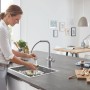 Kit de démarrage GROHE Blue Home avec bec extractible en forme de L - vue technique