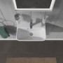 Duravit ME by Starck Handwaschbecken 45 cm, 1 Hahnloch durchgestochen - technische Ansicht