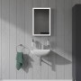 Duravit ME by Starck Handwaschbecken 45 cm, 1 Hahnloch durchgestochen - Detailansicht