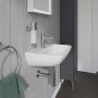 Duravit ME by Starck Handwaschbecken 45 cm, 1 Hahnloch durchgestochen - Produktansicht