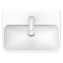 Duravit ME by Starck Handwaschbecken 45 cm, 1 Hahnloch durchgestochen - technische Ansicht