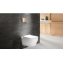 Geberit Acanto Set WC sospeso a scarico a parete, forma chiusa, TurboFlush, con sedile WC - vista dettagliata