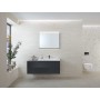 Geberit Acanto Set WC sospeso a scarico a parete, forma chiusa, TurboFlush, con sedile WC - vista tecnica