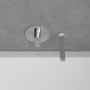 Rubinetteria da parete per vasca da bagno Villeroy & Boch Architectura - vista tecnica