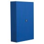 Wolfstahl Büro Stahlschrank - Aktenschrank Enzianblau abschliessbar 120x42x195cm, aufgebaut - Detailansicht