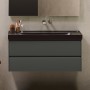 Lavabo LAUFEN MEDA 120 x 46 cm, sans trou pour robinet et trop-plein - vue détaillée
