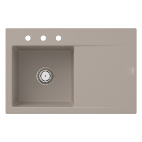 Villeroy & Boch Subway Style 45 Einbauspüle, Ablaufgarnitur mit Handbetätigung, Becken links