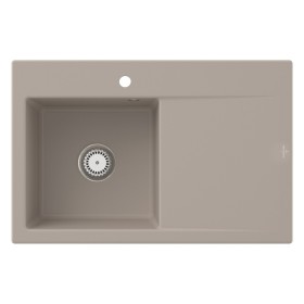 Villeroy & Boch Subway Style 45 Einbauspüle, Ablaufgarnitur mit Handbetätigung, Becken links