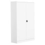 Wolfstahl Büro Stahlschrank - Aktenschrank Weiss abschliessbar 120x42x195cm, aufgebaut - Detailansicht