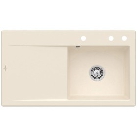 Lavello incasso Villeroy & Boch Subway Style 50 FLAT, scarico con azionamento manuale, vasca a destra