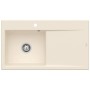 Lavello incasso Villeroy & Boch Subway Style 50 FLAT, scarico con azionamento manuale, vasca a sinistra