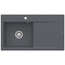 Lavello incasso Villeroy & Boch Subway Style 50 FLAT, scarico con azionamento manuale, vasca a sinistra