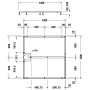 Duravit Fussgestell für Stonetto Duschwanne 120 x 120 cm - Detailansicht
