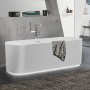 Vasca da bagno freestanding Villeroy & Boch Finion 170 x 70 cm con funzione Emotion, ingresso dell'acqua