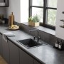 Robinet de cuisine monocommande hansgrohe Talis M54 270, bec extractible, 1jet - vue technique