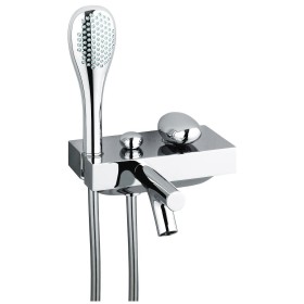 VitrA Istanbul Einhebel-Wannenfüll- und Brausearmatur, Ausladung 20,9 cm