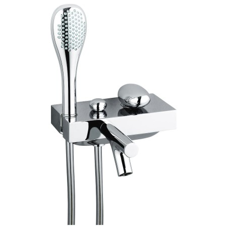 VitrA Istanbul Einhebel-Wannenfüll- und Brausearmatur, Ausladung 20,9 cm
