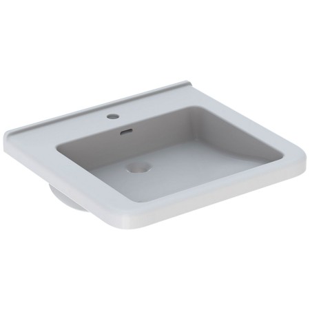 Lavabo Geberit Renova Comfort Square 60 cm, accessible