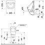Duravit Urinal Utronic für Netzanschluss - Detailansicht