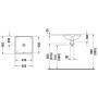 Duravit Starck 3 Einbauwaschtisch 43 cm ohne Hahnloch - Detailansicht