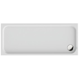 Receveur de douche rectangulaire Duravit D-Code 170 x 70 cm avec Antidérapant