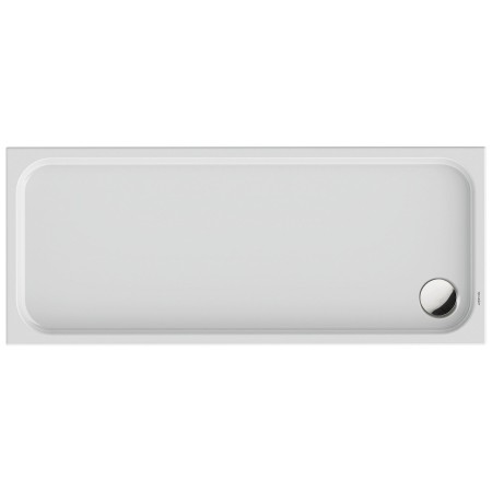 Receveur de douche rectangulaire Duravit D-Code 170 x 70 cm avec Antidérapant
