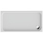 Receveur de douche rectangulaire Duravit D-Code 150 x 75 cm avec revêtement antidérapant