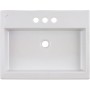 Vasque LAUFEN Living City 60 cm avec trop-plein et 3 trous de robinet - vue détaillée